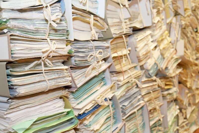 distruzione documenti smaltimento archivi